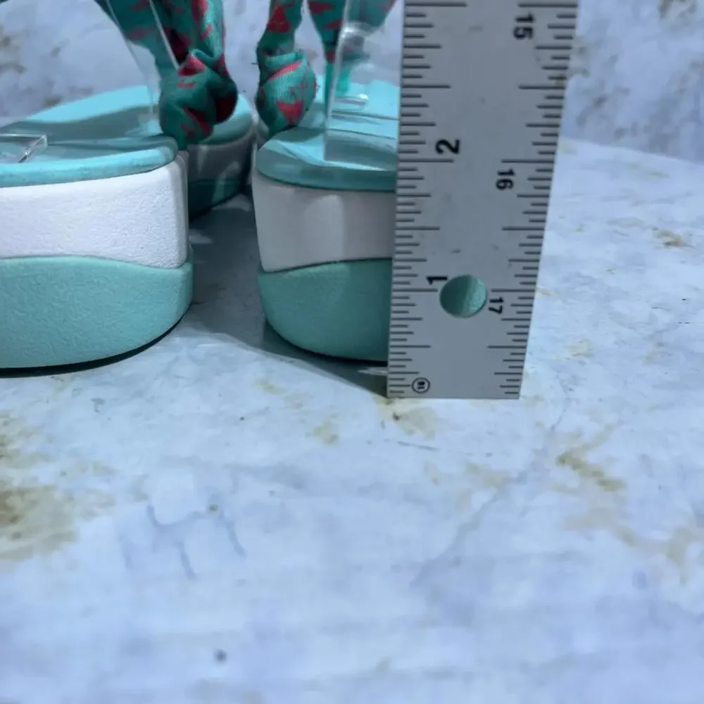 Clarks Arla Nicole Women's Size 9.5 Wide Shoes Green Comfort Slingback Sandals - Picture 6 of 12